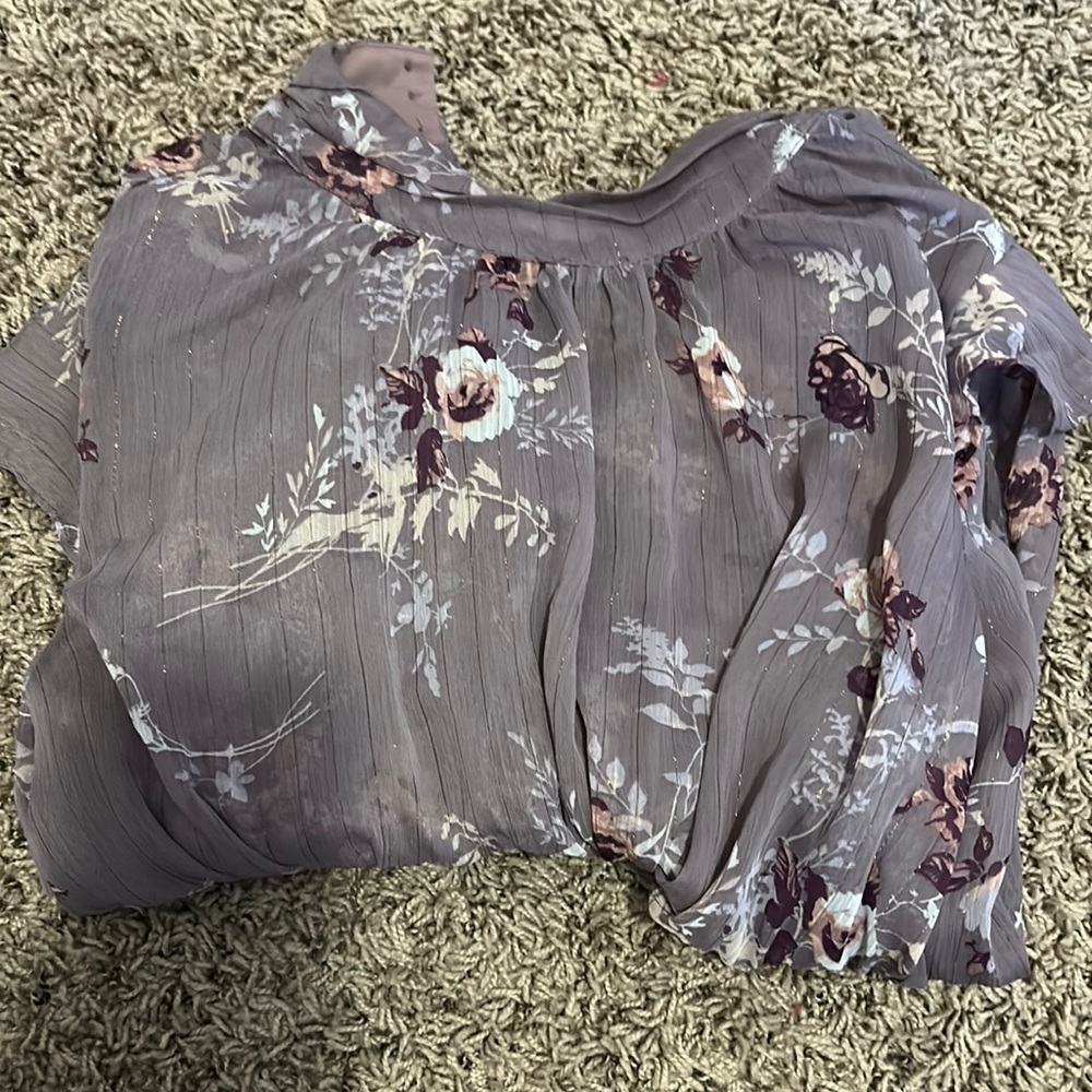 super elegant top with mesh (built in tank top)